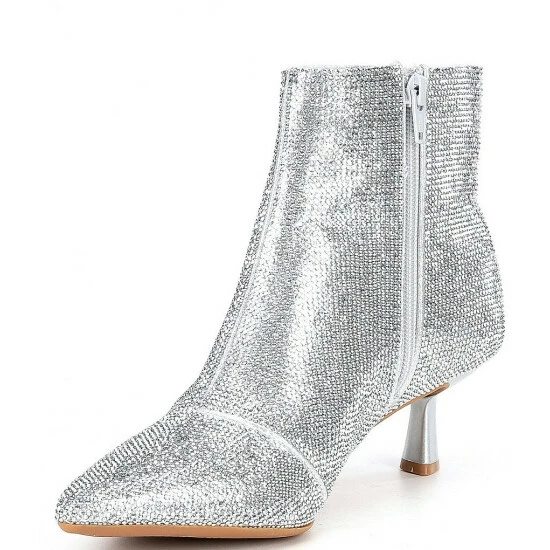 Outlet ๐คฉ Alex Marie Gamina Rhinestone Embellished Booties Black โญ - Image 4