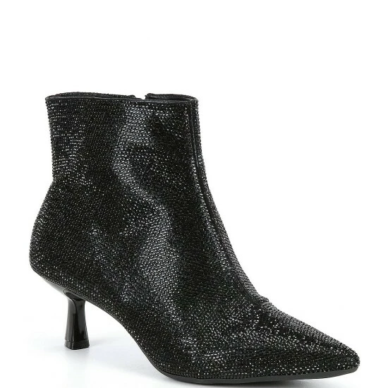 Outlet ๐คฉ Alex Marie Gamina Rhinestone Embellished Booties Black โญ - Image 7