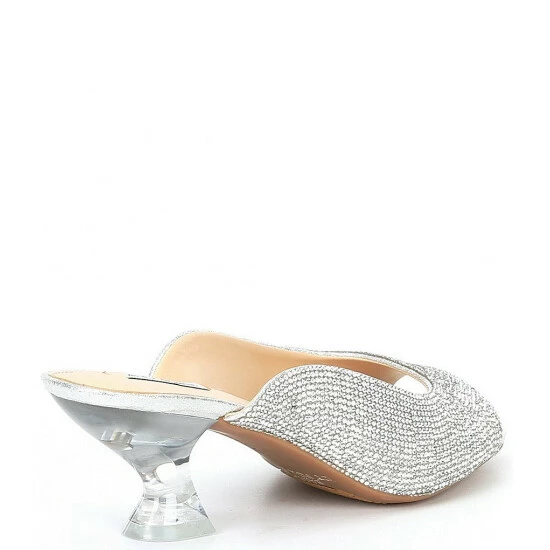 Buy ๐คฉ Alex Marie Tynslee Rhinestone Lucite Heel ๐ Dress ๐ฉด Sandals Bronze ๐ฏ - Image 2