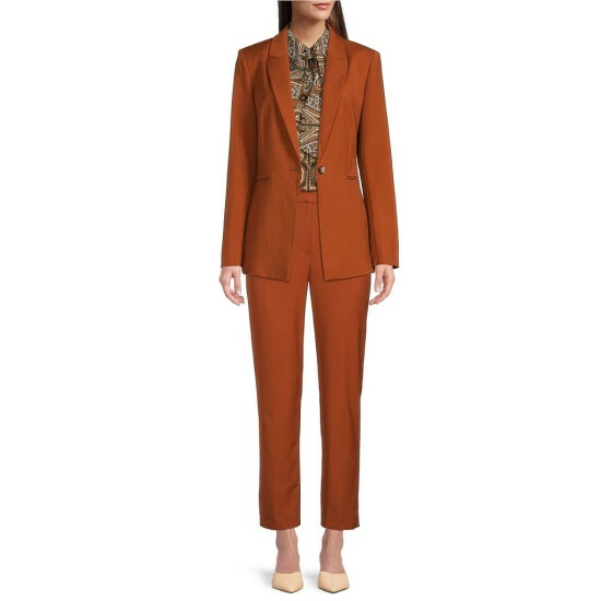 Hot Sale ๐ Alex Marie Alexa Anywhere, Everywhere Slim Straight Leg High Rise Ankle Pants Ginger ๐ - Image 3