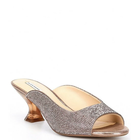 Buy ๐คฉ Alex Marie Tynslee Rhinestone Lucite Heel ๐ Dress ๐ฉด Sandals Bronze ๐ฏ - Image 7