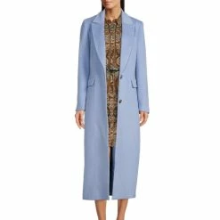 Flash Sale 😍 Alex Marie Estelle Wool Blend Long Sleeve Notch Lapel 🧥 Coat Bluebird 🎉