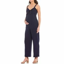 Cheapest ❤️ Alex Marie Maternity Lizzie Sweetheart Neck Sleeveless Jumpsuit Navy ✨