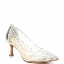 Budget 🧨 Alex Marie Amelie Clear Rhinestone Pumps Soft Gold/clear 🧨