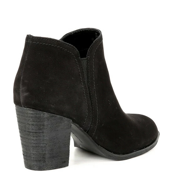 Promo ⭐ Alex Marie Gleneva Nubuck Chelsea Block Heel Booties Black 🛒 2 Promo ⭐ Alex Marie Gleneva Nubuck Chelsea Block Heel Booties Black 🛒 - Image 2