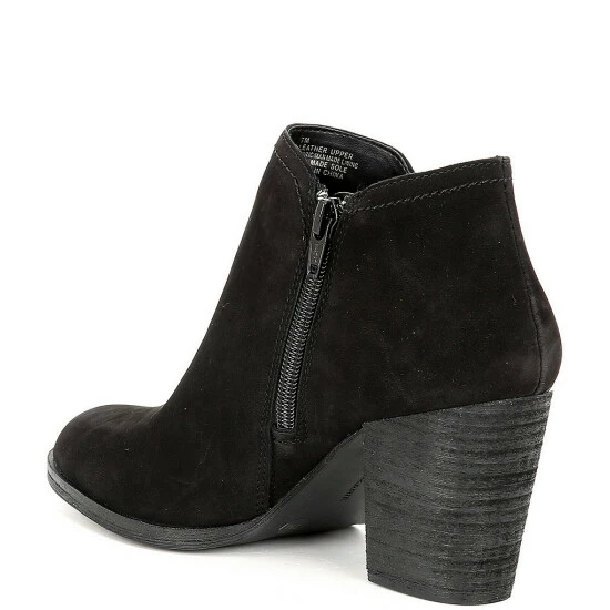 Promo ⭐ Alex Marie Gleneva Nubuck Chelsea Block Heel Booties Black 🛒 3 Promo ⭐ Alex Marie Gleneva Nubuck Chelsea Block Heel Booties Black 🛒 - Image 3