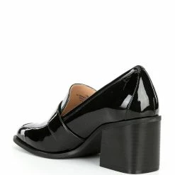 Coupon ⌛ Alex Marie Feller Patent Jewel Buckle Square Toe Loafer Pumps Black 🧨 -Alex Marie shop unnamed file 339