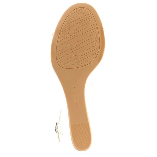 Budget ๐ Alex Marie MairiTwo Leather Ankle Strap Wedge ๐ฉด Sandals Seaport Navy ๐ - Image 6