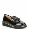 Top 10 🥰 Alex Marie Grensley Patent Chain Detail EVA Loafers Black 🛒