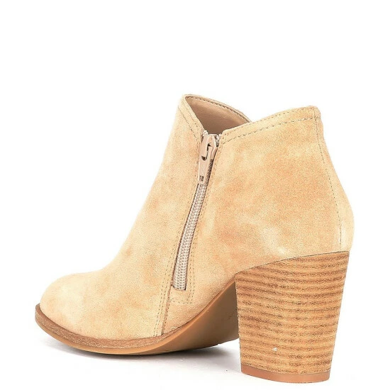 Outlet ๐ Alex Marie Gleneva Suede Chelsea Block Heel Booties Hazelnut ๐งจ - Image 3