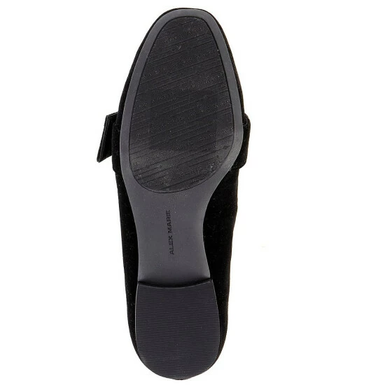 Buy ๐ฏ Alex Marie Andrean Velvet Jewel Buckle Loafers Black ๐ - Image 6