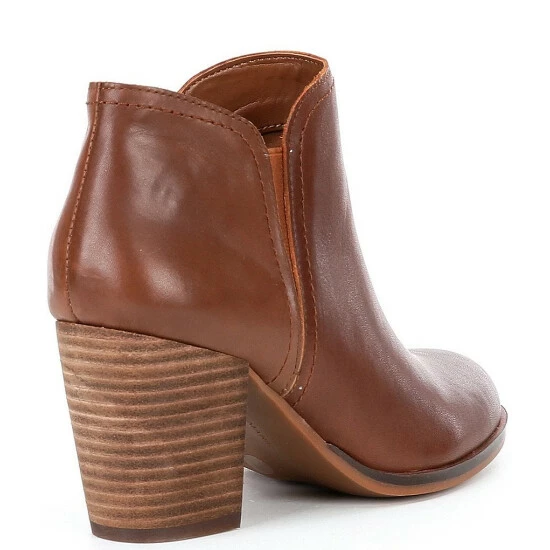 Promo 🎁 Alex Marie Gleneva Leather Chelsea Block Heel Western Booties Capri Tan 😉 2 Promo 🎁 Alex Marie Gleneva Leather Chelsea Block Heel Western Booties Capri Tan 😉 - Image 2