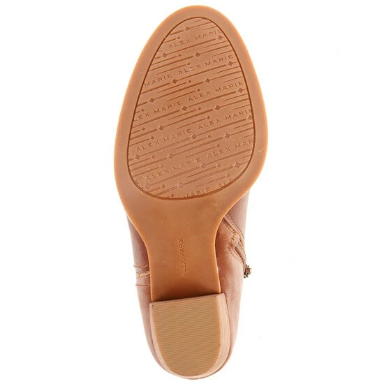 Promo 🎁 Alex Marie Gleneva Leather Chelsea Block Heel Western Booties Capri Tan 😉 6 Promo 🎁 Alex Marie Gleneva Leather Chelsea Block Heel Western Booties Capri Tan 😉 - Image 6