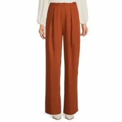 Top 10 😍 Alex Marie Cori Twill Crepe Straight Leg Pants Black 🥰 -Alex Marie shop unnamed file 687