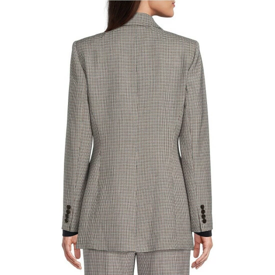 Outlet ๐ Alex Marie Carlotta Checked Print Long Sleeve Notch Lapel Coordinating Blazer Pincheck โ 2 Outlet ๐ Alex Marie Carlotta Checked Print Long Sleeve Notch Lapel Coordinating Blazer Pincheck โ - Image 2