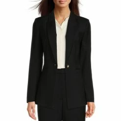 Promo 🥰 Alex Marie Liza Anywhere Everywhere Peak Lapel Blazer Sandstone Tan 🎉