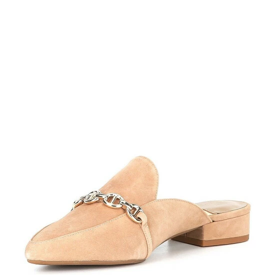 Top 10 👍 Alex Marie Catricia Suede Chain Detail Point Toe Mules Taupe 🛒 4 Top 10 👍 Alex Marie Catricia Suede Chain Detail Point Toe Mules Taupe 🛒 - Image 4