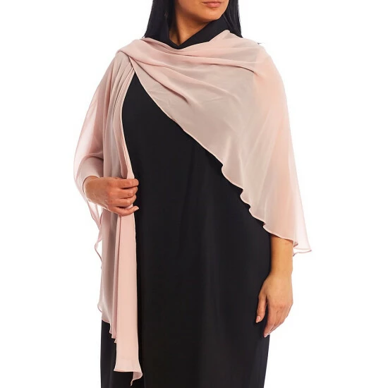 Budget โ Alex Marie Plus Size Marilyn Chiffon Shawl Black ๐ - Image 5