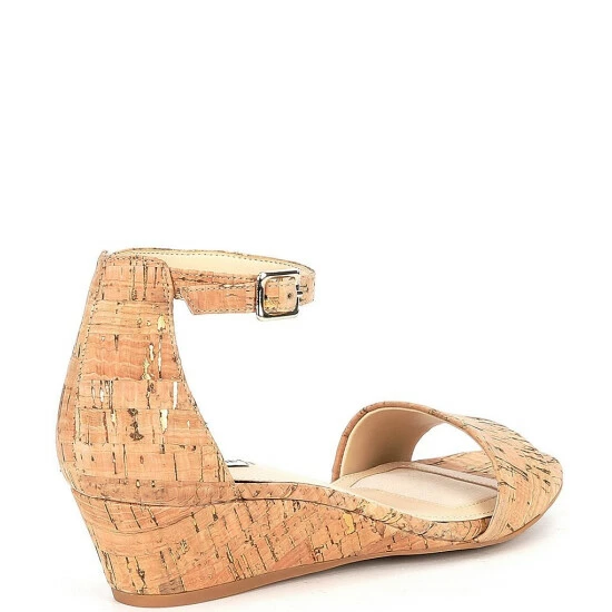Cheap 🧨 Alex Marie MairiTwo Cork Ankle Strap Wedge 🩴 Sandals Natural/gold ⭐ 2 Cheap 🧨 Alex Marie MairiTwo Cork Ankle Strap Wedge 🩴 Sandals Natural/gold ⭐ - Image 2