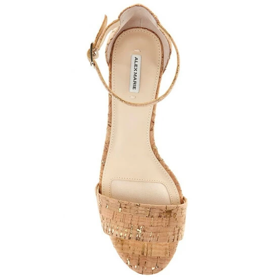 Cheap 🧨 Alex Marie MairiTwo Cork Ankle Strap Wedge 🩴 Sandals Natural/gold ⭐ 5 Cheap 🧨 Alex Marie MairiTwo Cork Ankle Strap Wedge 🩴 Sandals Natural/gold ⭐ - Image 5